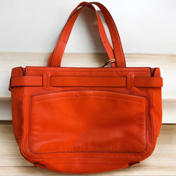 Reed Krakoff Soft Boxer Tote – Coral Leather Bag - Picture 3 of 13